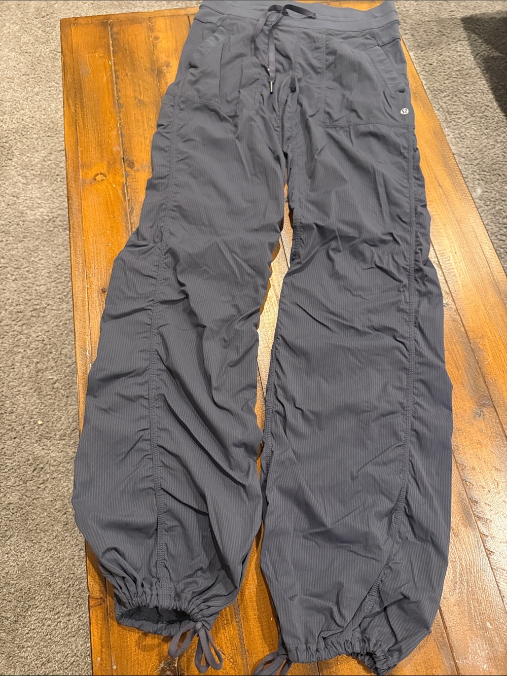 lululemon athletica women's Charcoal Drawstring Jogger Pants